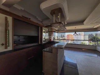 Vista da cozinha com vista para a cidade em Lajeado.