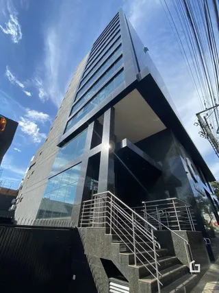 Fachada moderna de um imóvel em Lajeado, Brasil.