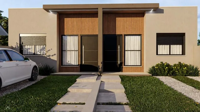 Casa geminada com 2 dormitórios