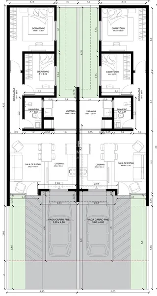 Casa geminada com 2 dormitórios, foto 10