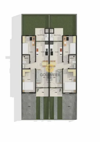 Casa com 2 dormitórios, foto 2