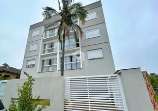 Fachada de um prédio residencial em Lajeado, Brasil.