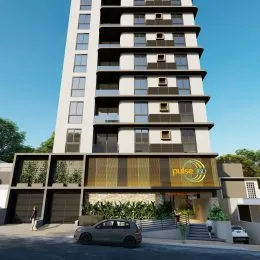 Fachada de um prédio residencial em Lajeado, Brasil.