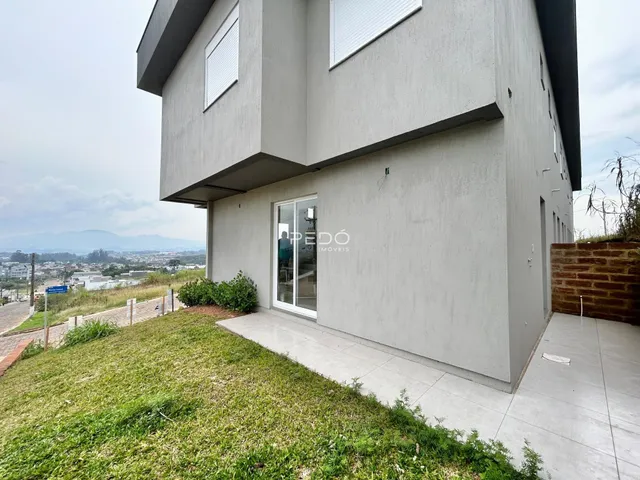 Fachada moderna de um imóvel em Lajeado, Brasil.