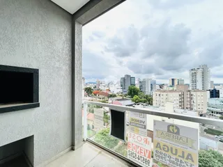 Vista da paisagem urbana de Lajeado a partir de um terraço.