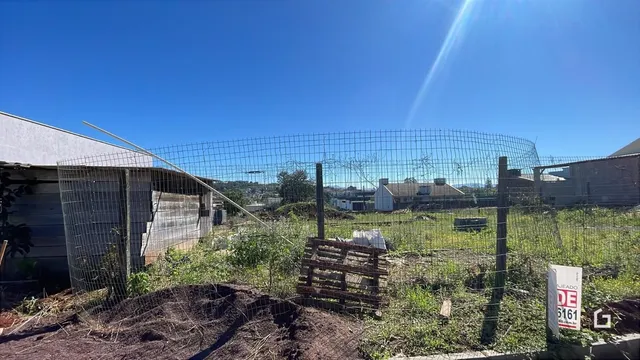 Cerca de arame e vegetação em um terreno no exterior.