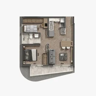 Apartamento com 2 dormitórios, foto 6