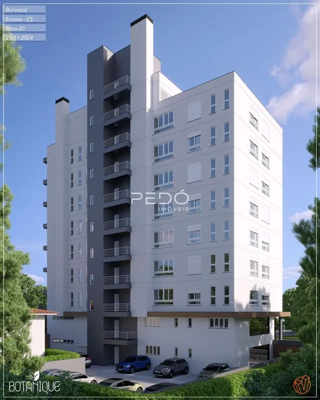 Fachada de um prédio residencial em Lajeado, Brasil.