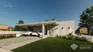 Fachada de uma residência com jardim e garagem em Lajeado, Brasil.