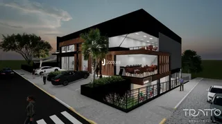 Fachada moderna de uma residência em Lajeado, Brasil.