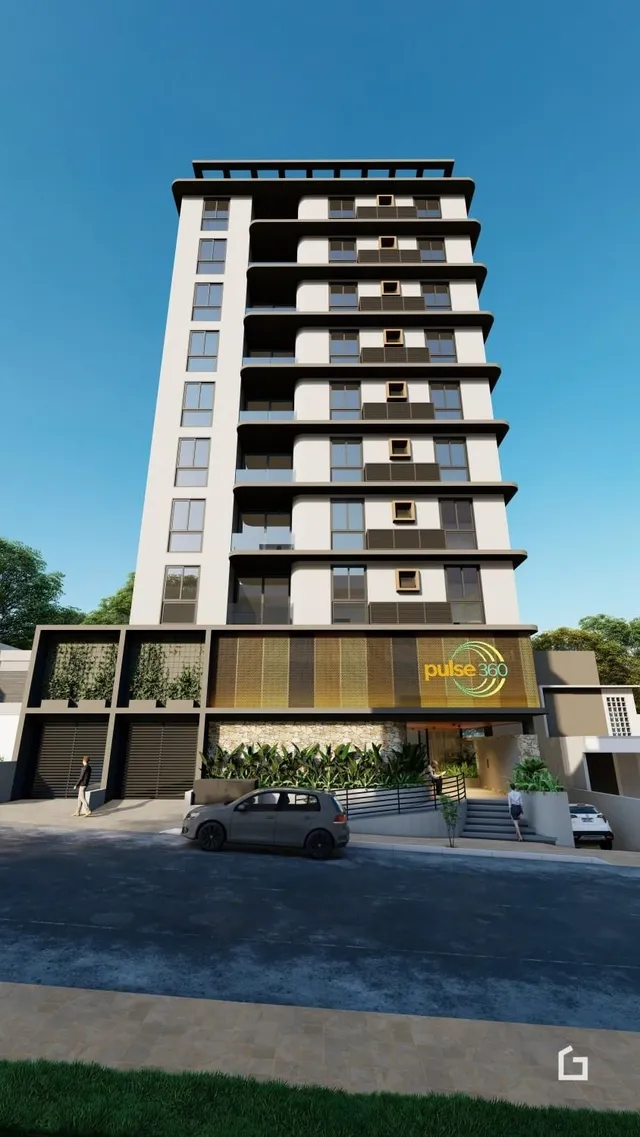 Fachada de um prédio residencial em Lajeado, Brasil.