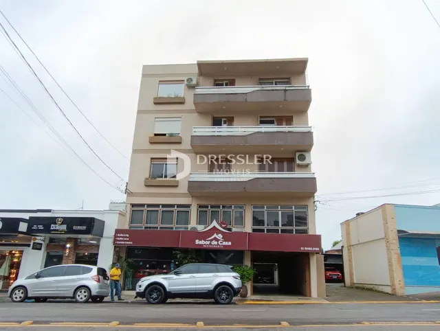 Fachada de um prédio residencial em Lajeado, Brasil.