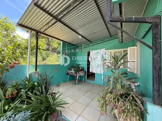 Vista externa de uma área coberta com plantas em Lajeado, Brasil.