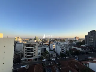 Vista aérea de um bairro residencial em Lajeado, Brasil.