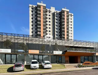 Fachada de um edifício residencial em Lajeado, Brasil.
