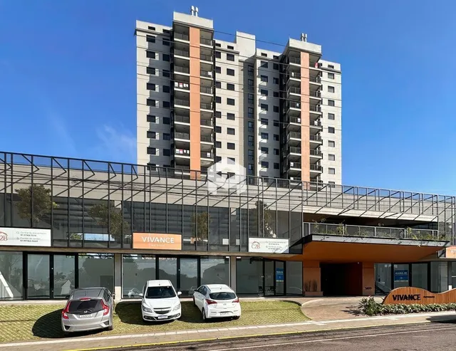 Fachada de um edifício residencial em Lajeado, Brasil.