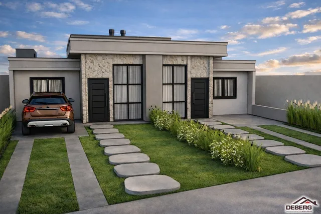 Casa geminada com 2 dormitórios