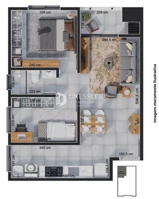 Apartamento com 2 dormitórios, foto 7