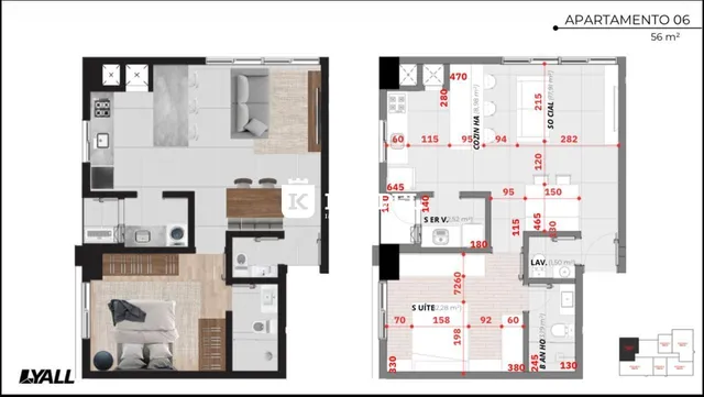 Apartamento com 1 dormitório, foto 3