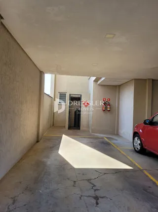 Área externa coberta de uma residência em Lajeado, Brasil.
