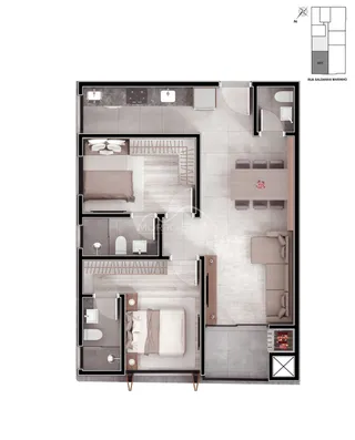 Apartamento com 2 dormitórios, foto 11