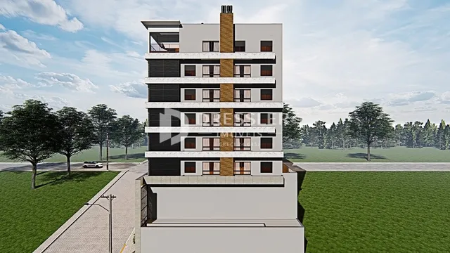 Fachada de um prédio residencial em Lajeado.