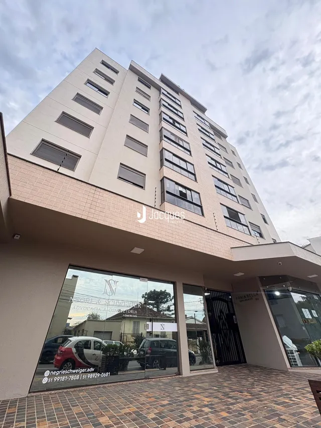 Fachada de um prédio residencial em Lajeado, Brasil.