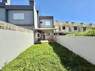 Fachada de uma casa residencial em Lajeado, Brasil.