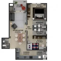 Apartamento com 2 dormitórios, foto 16