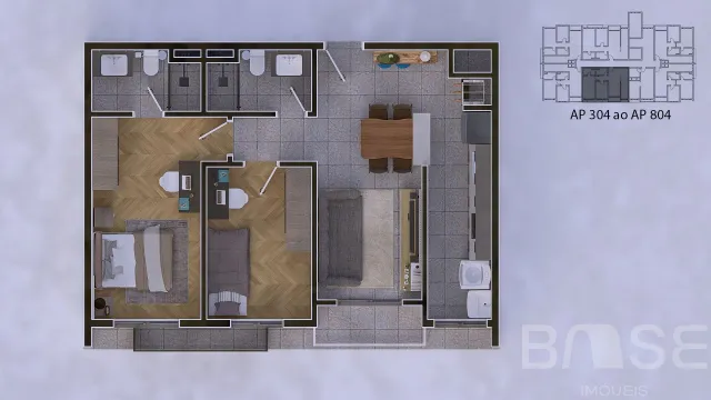 Apartamento com 2 dormitórios, foto 2