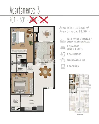 Apartamento com 2 dormitórios, foto 7