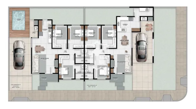 Casa geminada com 3 dormitórios, foto 5