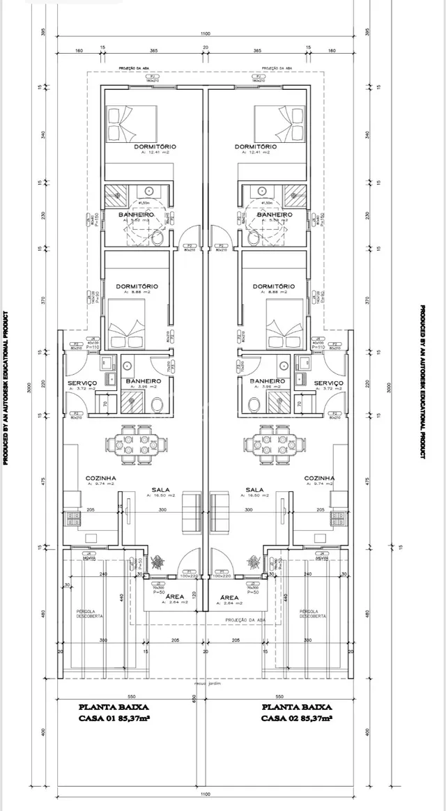Casa geminada com 2 dormitórios, foto 2