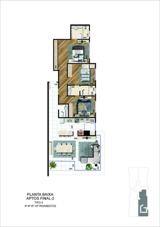 Apartamento com 1 dormitório, foto 12