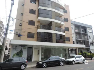 Fachada de um prédio residencial em Lajeado, Brasil.
