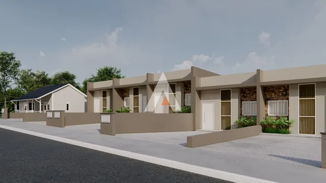Casa geminada com 2 dormitórios