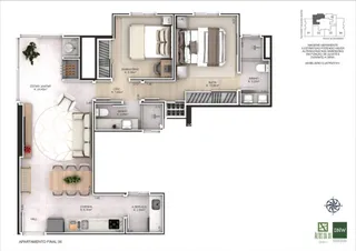 Apartamento com 2 dormitórios, foto 21