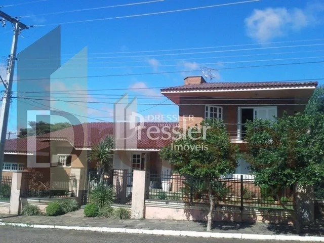 Fachada de uma residência em Lajeado, Brasil.