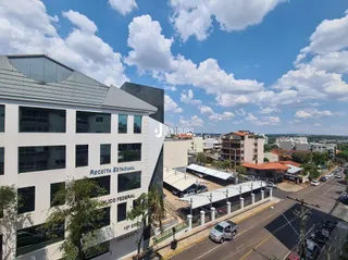 Fachada de um edifício residencial em Lajeado, Brasil.