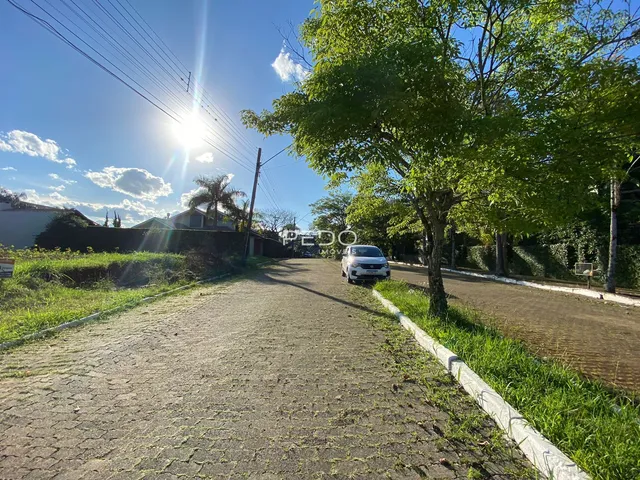 Vista da rua e da propriedade em Lajeado, Brasil.