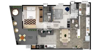 Apartamento com 2 dormitórios, foto 33