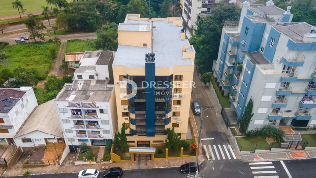Fachada de um prédio residencial em Lajeado, Brasil.