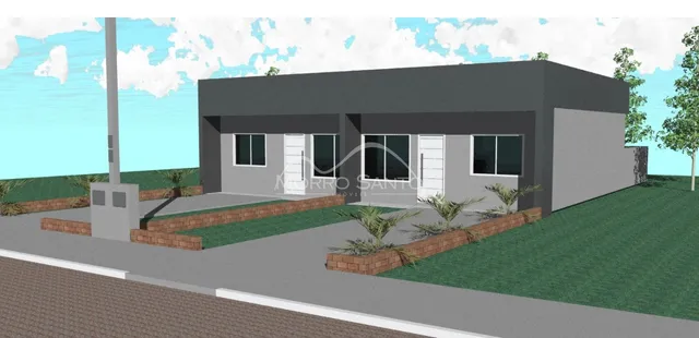 Casa geminada com 2 dormitórios