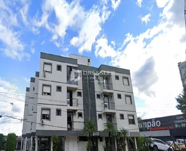 Fachada de um prédio residencial em Lajeado, Brasil.