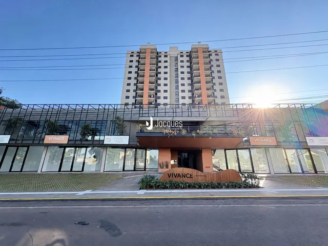 Fachada de um edifício residencial em Lajeado, Brasil.