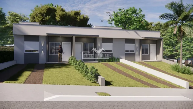 Casa geminada com 1 dormitório