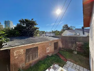 Parede de tijolos de uma residência em Lajeado, Brasil.