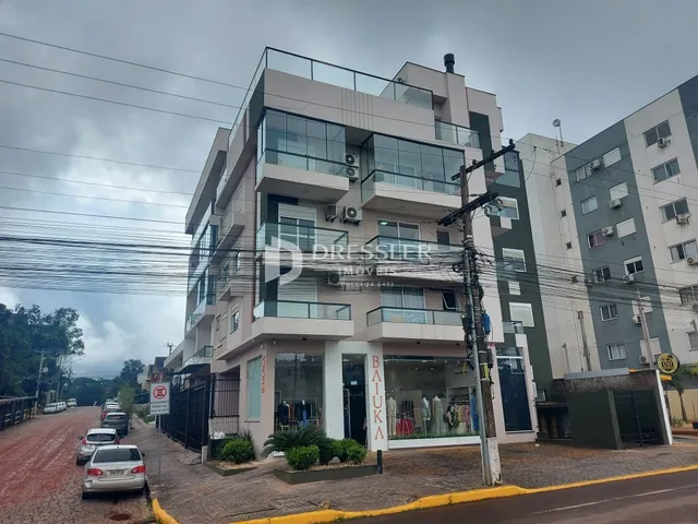 Fachada de um prédio residencial em Lajeado, Brasil.