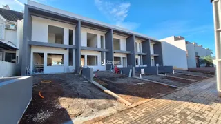 Fachada de um prédio residencial em construção na Lajeado, Brasil.