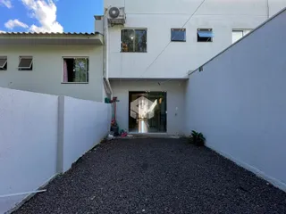 Fachada externa de uma residência em Lajeado, Brasil.